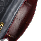 Vintage Chanel XL Jumbo Maxi Flap Bag Black Lambskin Gold Hardware