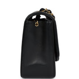 Vintage Chanel Small Diana Flap Bag Black Lambskin Gold Hardware