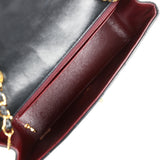 Vintage Chanel Small Diana Flap Bag Black Lambskin Gold Hardware