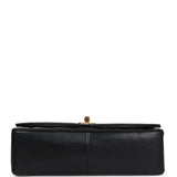 Vintage Chanel Medium Diana Flap Bag Black Lambskin Gold Hardware