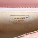 Vintage Chanel Mini Wild Stitch Surpique Top Handle Flap Bag Pink Calfskin Gold Hardware