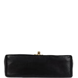 Vintage Chanel Small Diana Flap Bag Black Lambskin Gold Hardware