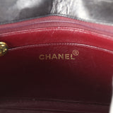 Vintage Chanel Small Diana Flap Bag Black Lambskin Gold Hardware