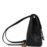 Vintage Chanel Medium CC Backpack Black Caviar Gold Hardware