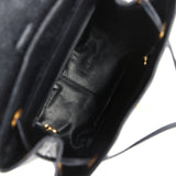 Vintage Chanel Medium CC Backpack Black Caviar Gold Hardware