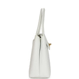 Vintage Chanel Small Kelly White Caviar Gold Hardware