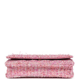 Chanel Classic Wallet On Chain WOC Pink Multicolored Tweed Gold Hardware