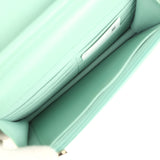 Chanel Wallet On Chain WOC Light Green Caviar Light Gold Hardware