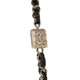 Chanel Wallet On Chain WOC Black Lambskin Light Gold Hardware