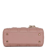 Christian Dior Mini Lady Bag Blush Cannage Lambskin Light Gold Hardware