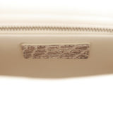 Christian Dior Small Lady Dior Tote White Himalaya Crocodile Silver Hardware