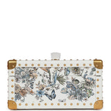 Christian Dior Micro Lady Dior with Small Trunk Multicolor Embroidered Calfskin Light Gold Hardware