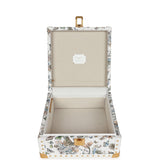 Christian Dior Micro Lady Dior with Small Trunk Multicolor Embroidered Calfskin Light Gold Hardware