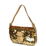 Vintage Fendi Baguette Bag Gold Sequin Gold Hardware