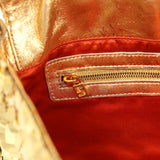 Vintage Fendi Baguette Bag Gold Sequin Gold Hardware