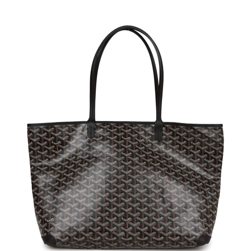 Goyard Goyardine Black Artois GM Tote Bag Palladium Hardware