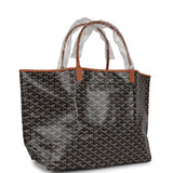 Goyard Goyardine Black Saint Louis GM Tote Bag Palladium Hardware