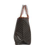Goyard Goyardine Black Saint Louis GM Tote Bag Palladium Hardware