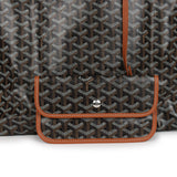 Goyard Goyardine Black Saint Louis GM Tote Bag Palladium Hardware