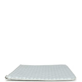 Goyard Goyardine White Senat MM Pouch Palladium Hardware