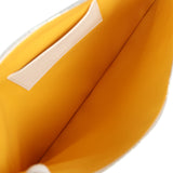 Goyard Goyardine White Senat MM Pouch Palladium Hardware