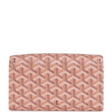 Goyard Varenne Continental Wallet Bag Pink Goyardine Canvas & Vauzelles Calfskin Palladium Hardware
