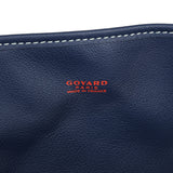 Goyard Anjou PM Navy Goyardine Canvas Palladium Hardware