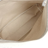 Goyard Goyardine White Boheme Hobo Bag Palladium Hardware