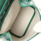 Goyard Alpin Backpack Green Goyardine Canvas Palladium Hardware