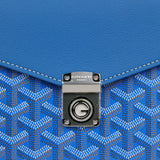 Goyard Goyardine Sky Blue Chypre Wallet-Pouch Palladium Hardware