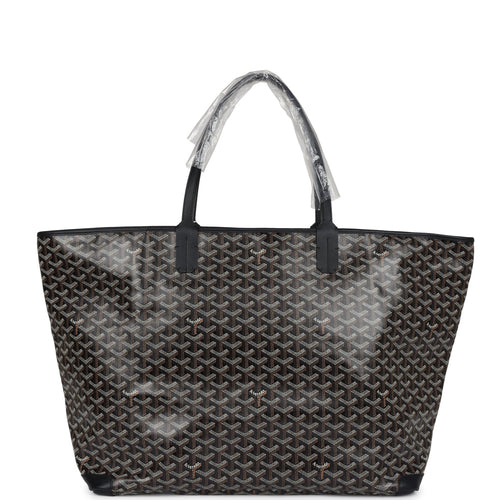 Goyard Goyardine Black Artois GM Tote Bag Palladium Hardware
