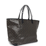 Goyard Goyardine Black Artois GM Tote Bag Palladium Hardware