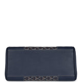 Goyard Saigon Tote Navy Blue Goyardine Canvas Palladium Hardware