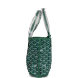 Goyard Goyardine Anjou Green Mini Bag Palladium Hardware
