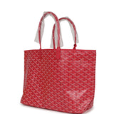 Goyard Goyardine Fuchsia  Saint Louis PM Tote Bag Palladium Hardware