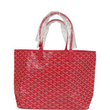 Goyard Goyardine Fuchsia  Saint Louis PM Tote Bag Palladium Hardware