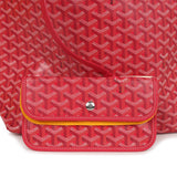 Goyard Goyardine Fuchsia  Saint Louis PM Tote Bag Palladium Hardware