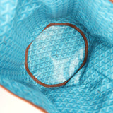Goyard Goyardine Turquoise Belharra Reversible Beach Tote Bag