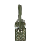 Goyard Goyardine Khaki Cap Vert PM Bag Palladium Hardware