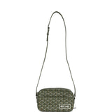 Goyard Goyardine Khaki Cap Vert PM Bag Palladium Hardware