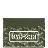 Goyard Goyardine Canvas Khaki Saint-Sulpice Card Wallet