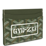Goyard Goyardine Canvas Khaki Saint-Sulpice Card Wallet