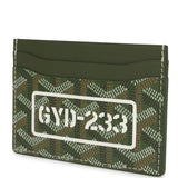 Goyard Goyardine Canvas Khaki Saint-Sulpice Card Wallet