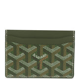 Goyard Goyardine Canvas Khaki Saint-Sulpice Card Wallet