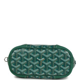 Goyard Goyardine Canvas Green Beluga Mini Bag Palladium Hardware