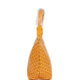 Goyard Goyardine Yellow Boheme PM Hobo Bag Palladium Hardware