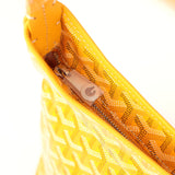 Goyard Goyardine Yellow Boheme PM Hobo Bag Palladium Hardware