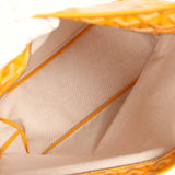 Goyard Goyardine Yellow Boheme PM Hobo Bag Palladium Hardware