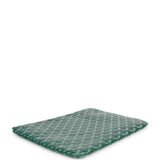 Goyard Goyardine Green Senat MM Pouch Palladium Hardware