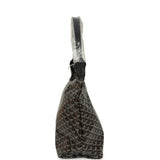 Goyard Goyardine Black Boheme Hobo Bag Palladium Hardware